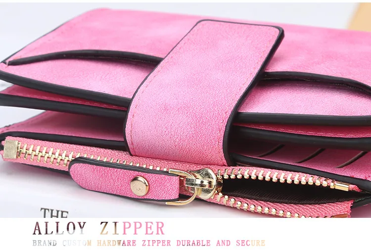 New fashion ladies short wallet Korean zipper wallet multi-function halloween purse volsos de marca y carteras wallets for women images - 6