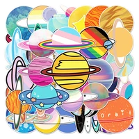 103050pcs cute colorful space planet stickers aesthetic laptop water bottle waterproof graffiti decal sticker packs kid toy