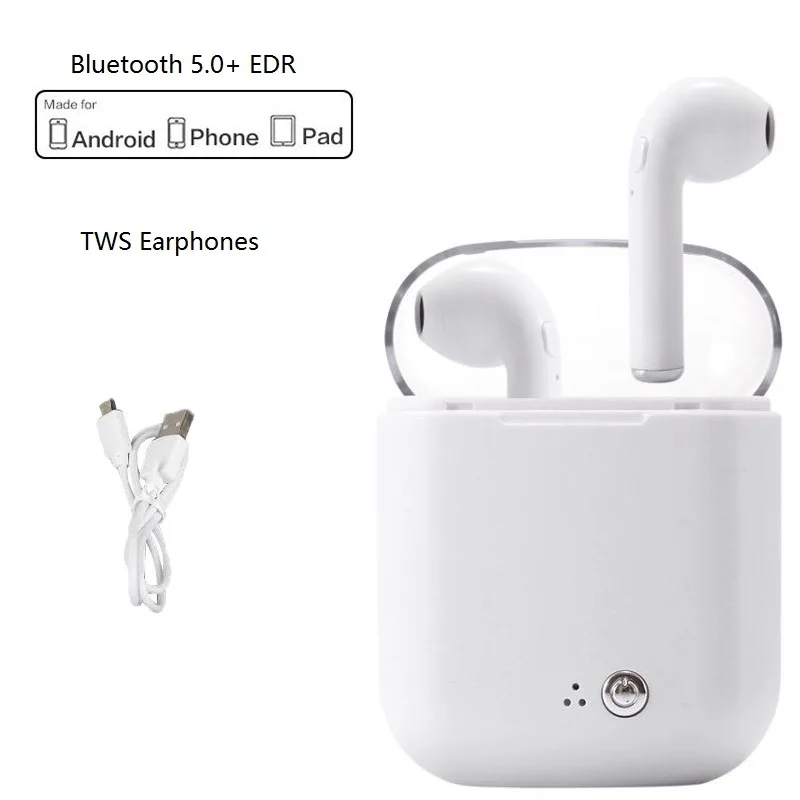 I7s Plus Bluetooth-наушники спортивные TWS с микрофоном Беспроводная мини-гарнитура