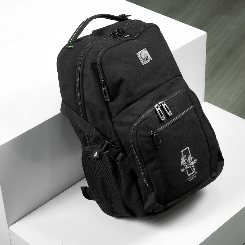 

15-Inch Granite Backpack Men's and Women's High-End Waterproof Outdoor Multi-Functional Student Schoolbag