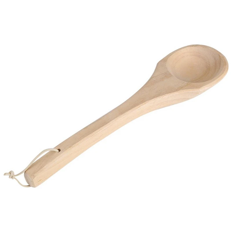 

Bathroom Natural Wooden Bucket + Ladle Set For Sauna Spa Bathroom Accessories