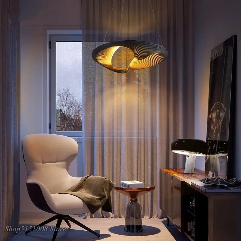 Современный светодиодный подвесной светильник в скандинавском стиле для