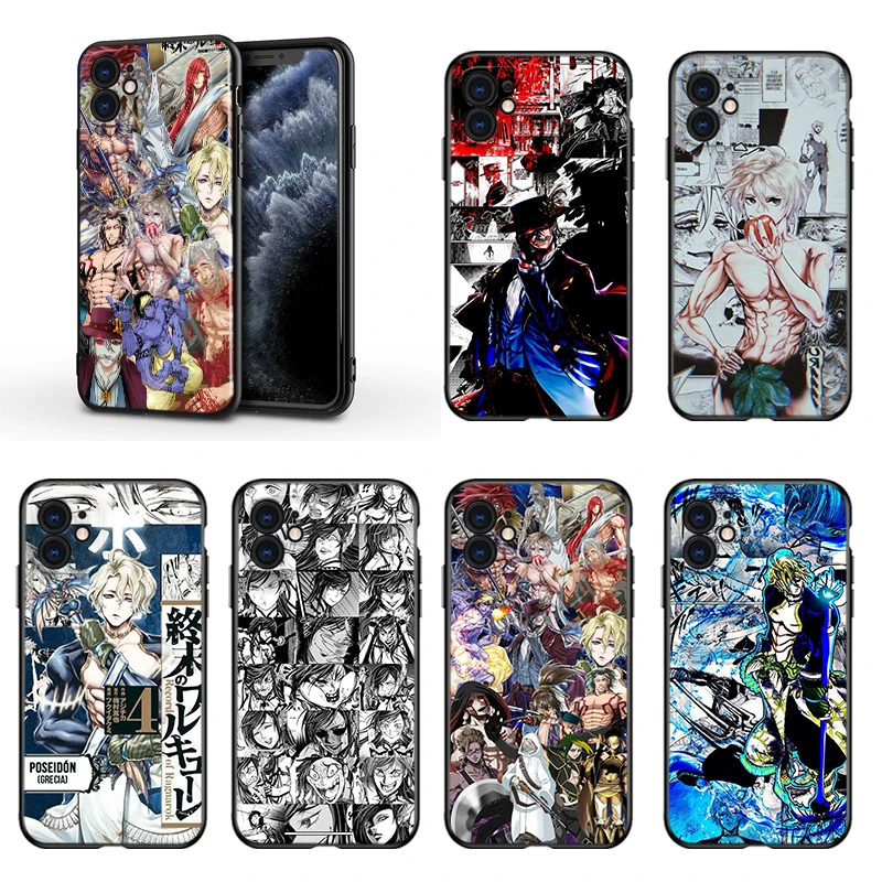

Anime Record Ragnarok For Apple iPhone 13 12 11 Mini XS XR X Pro MAX SE 2020 8 7 6 5 5S Plus Black Silicone Phone Case