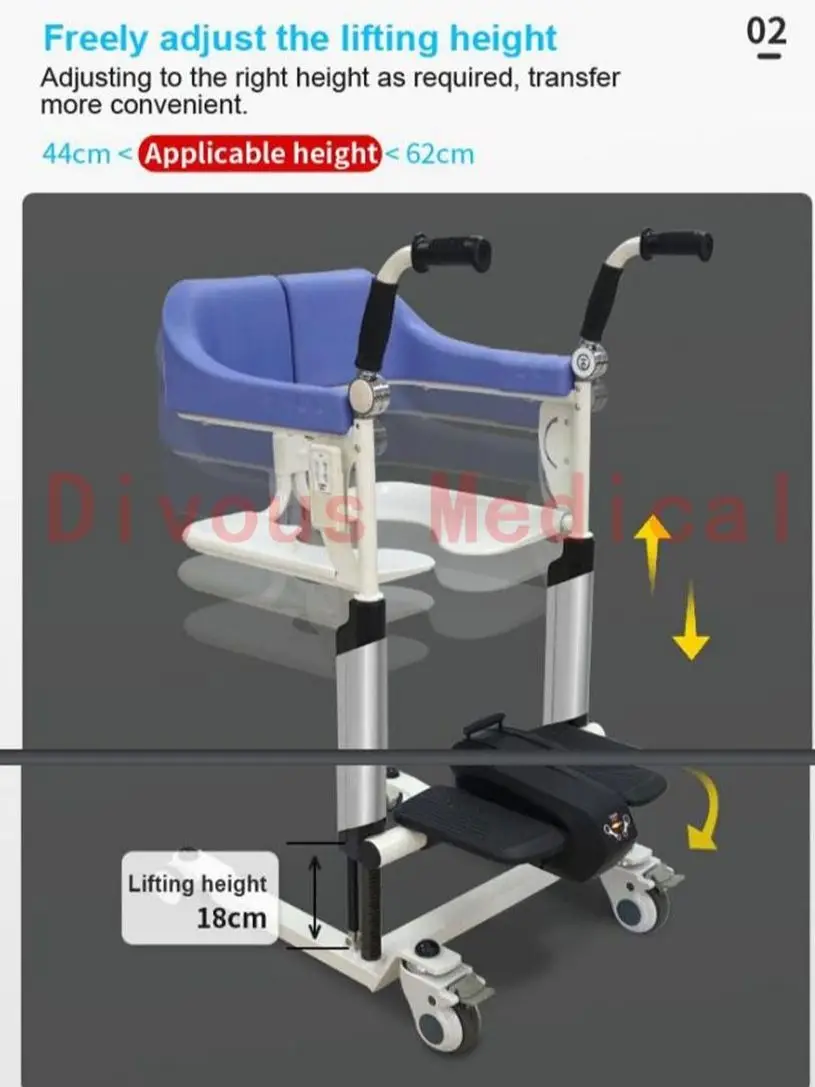 

Бесплатная доставка, инвалидное кресло для пожилых людей, комод и ванная, многофункциональная Мобильная электрическая инвалидная коляска ...