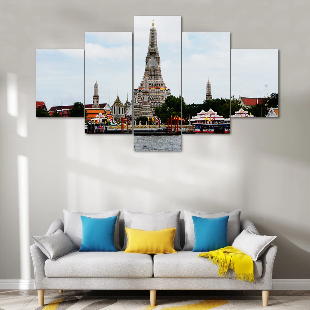 Таиланд Wat Arun холст искусство украшение для гостиной Прямая поставка уютного