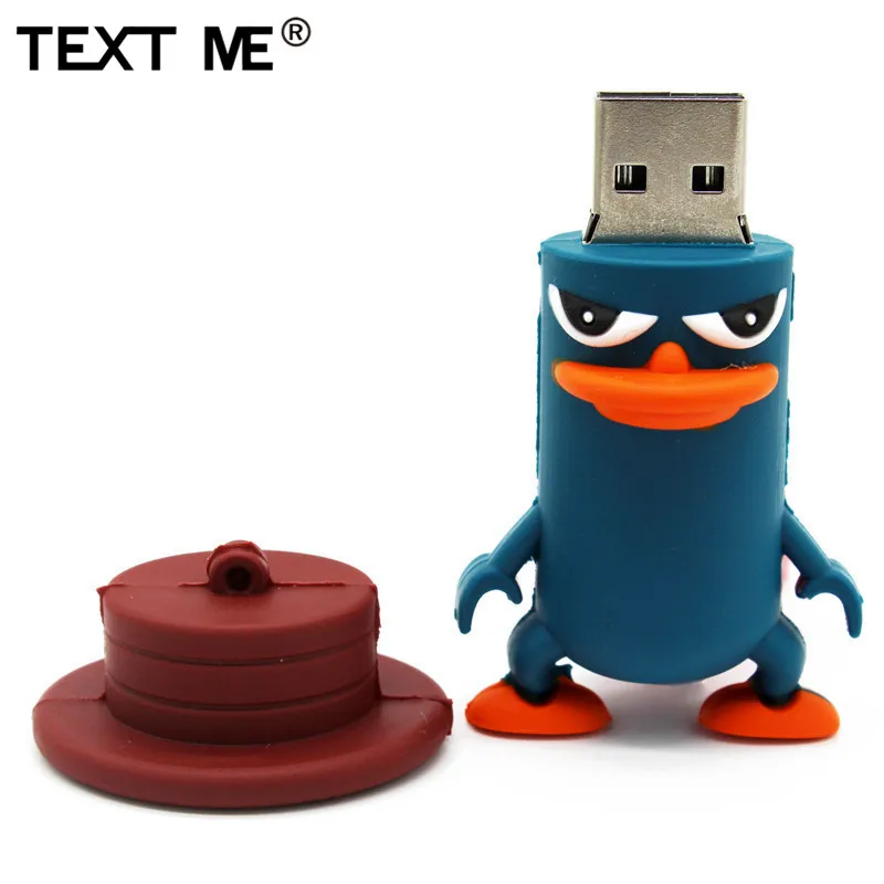 TEXT ME OTG USB stick модель утки usb 2 0 флеш накопитель 4 ГБ 8 16 32 карта памяти|USB