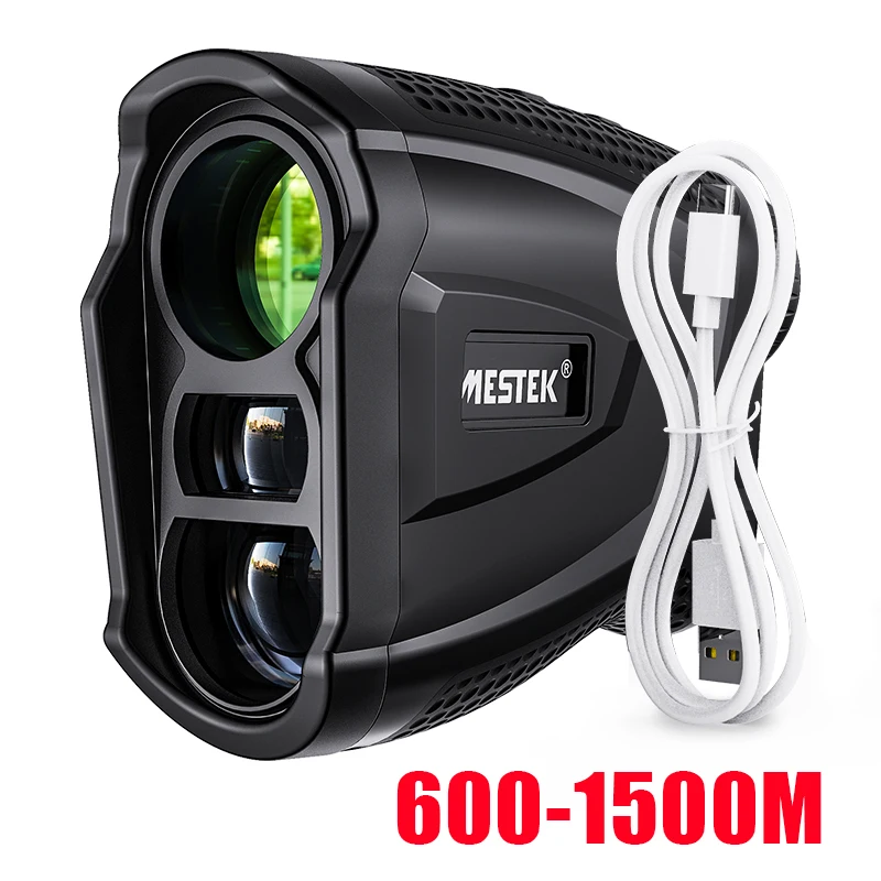

Mestek Laser Rangefinder 600M USB charging Golf Rangefinder Sport Laser Measure Distance Meter Golf Rangefinder for Hunt