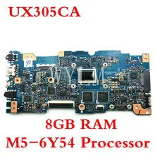 UX305CA M5-6Y54 Processor 8GB RAM Mainboard REV 2.0 For ASUS UX305 UX305C UX305CA Zenbook Laptop motherboard 100% Tested
