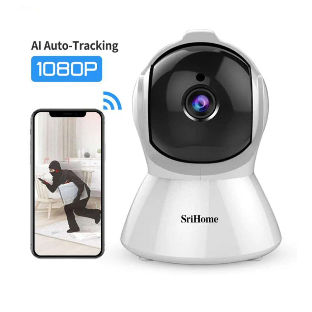 IP камера Srihome SH025 1080P Wi Fi 2 Мп H.265|Камеры видеонаблюдения| |