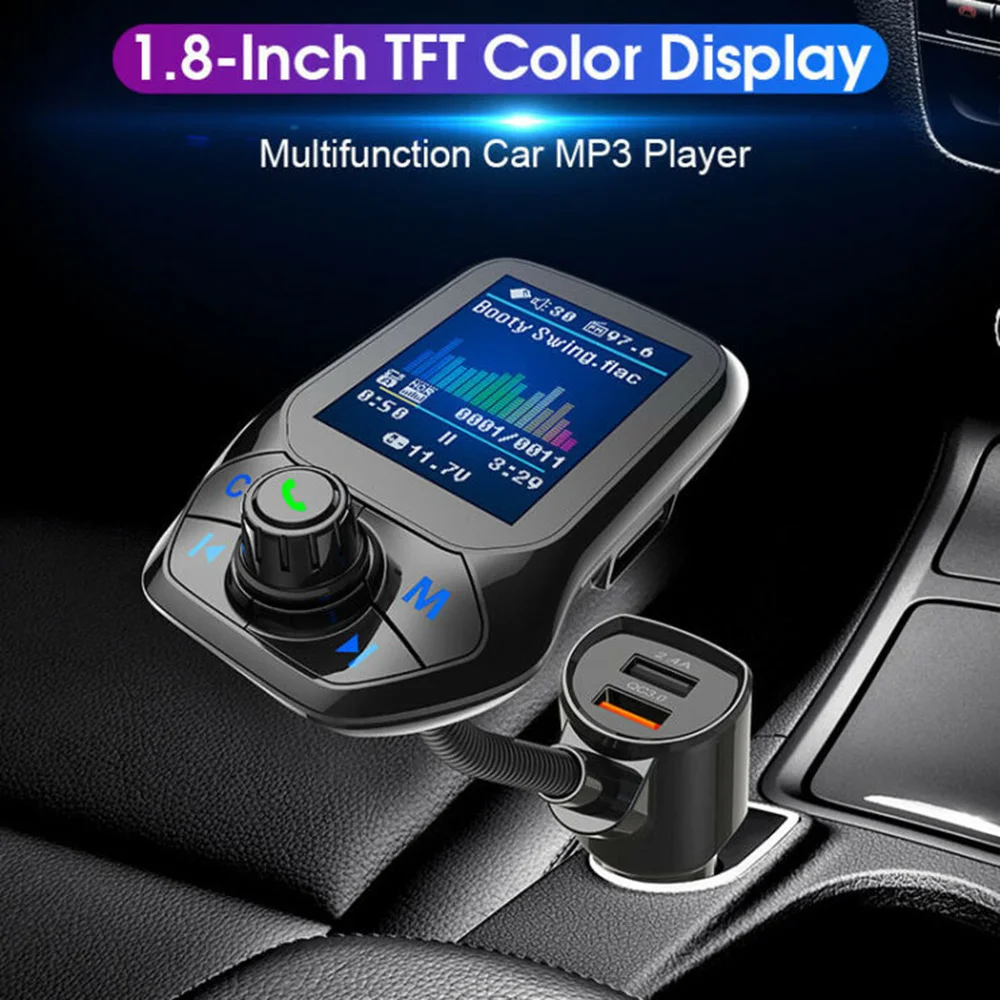 Совершенно новый и высококачественный Bluetooth Автомобильный fm-передатчик mp3-плеер