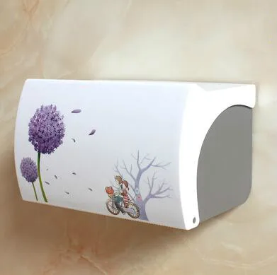 life companion Водонепроницаемый держатель для туалетной бумаги для ванной комнаты, настенный пластиковый большой ящик для салфеток, мешок для мусора, стеллаж для хранения мобильного телефона - Цвет: life companion