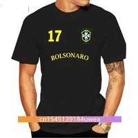 new mens t shirts fashion 2021 number on back vote 17 jair bolsonaro presidente 2021 t shirt black navy tee shirt