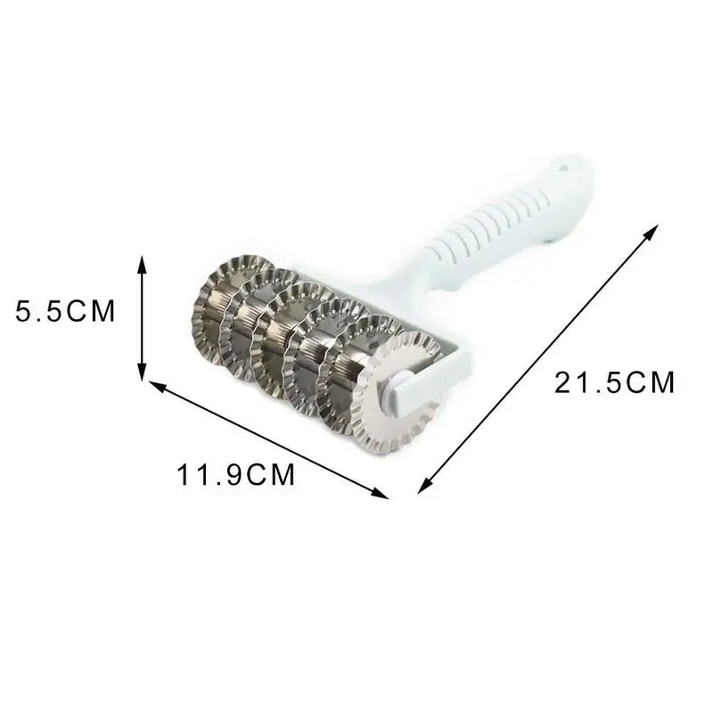 

Steel Six-wheel Pizza Roller Knife Pasta Biscuit Scraper Baking Tools Kitchen Special Slicer Y2E2