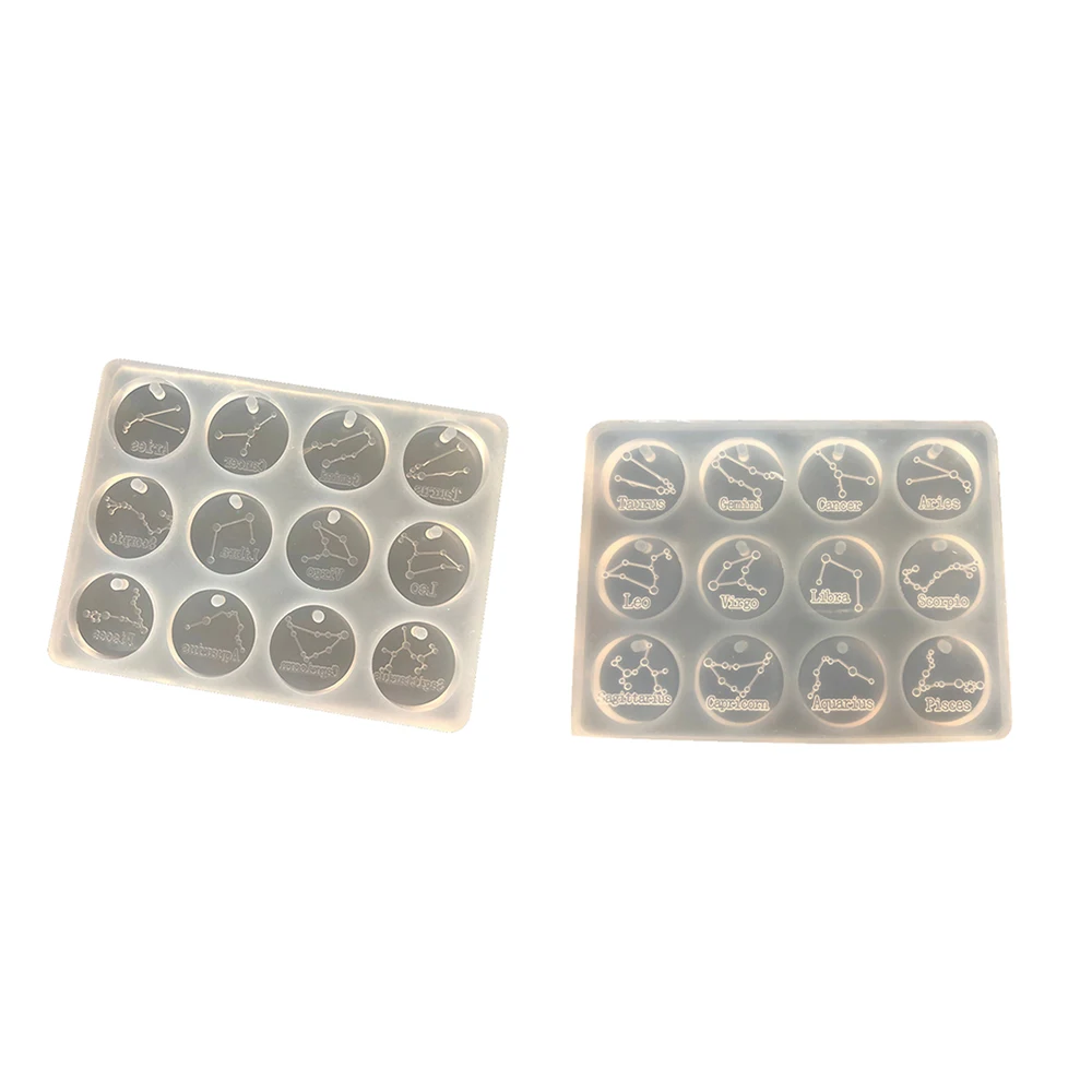 12 созвездий силиконовая форма сделай сам кристалл эпоксидная смола рукоделие