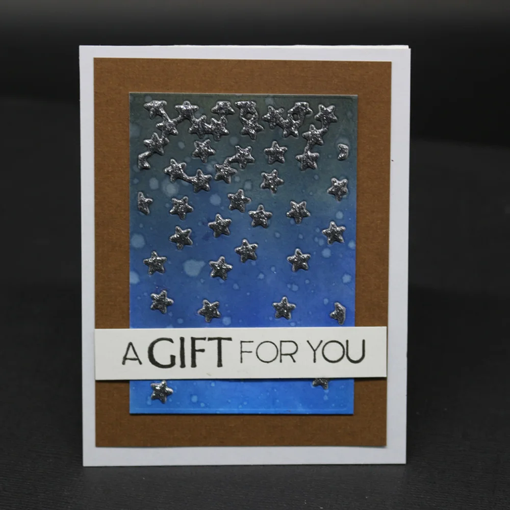 

Star Background Metal Cutting Dies Scrapbooking Mold Rectangle Stencil Die Cut Card Making DIY Craft Embossing New Dies For 2020