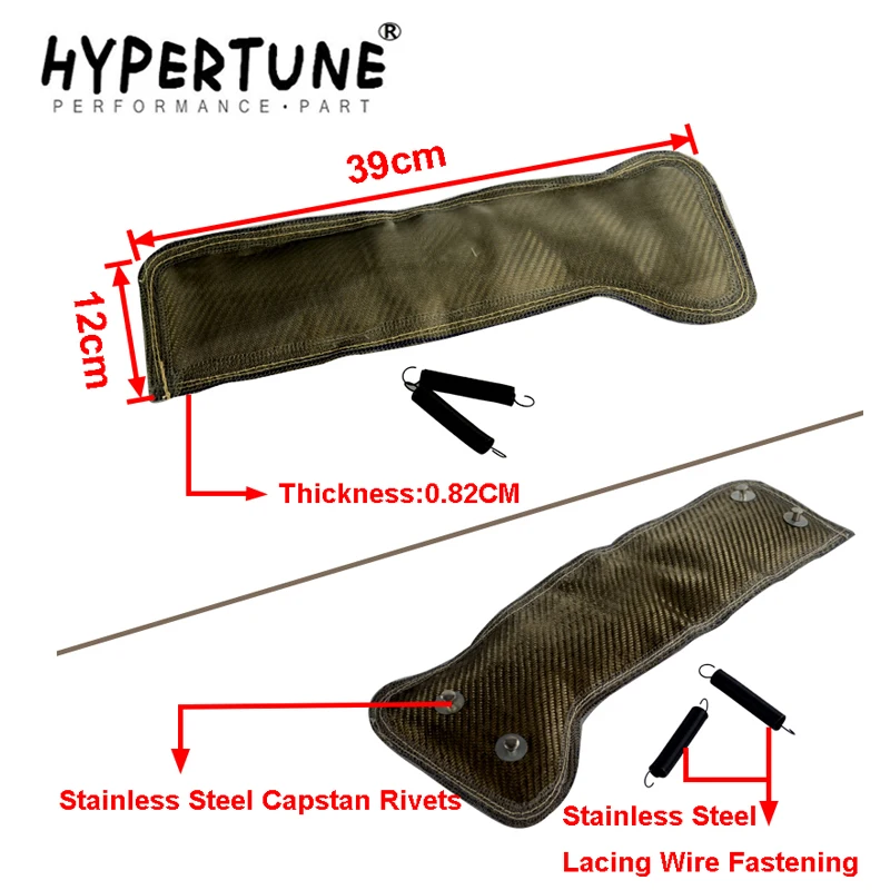 Hypertune Turbo тепловой щит/Турбокомпрессор Одеяло обертывание + пружина для Subaru WRX