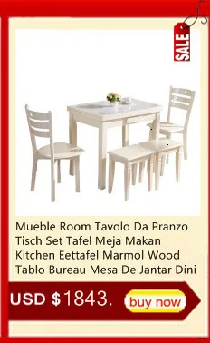 Masasi Sala De Jantar Marmol Tafel Meja Makan кухонный обеденный набор Ретро деревянный круглый стол