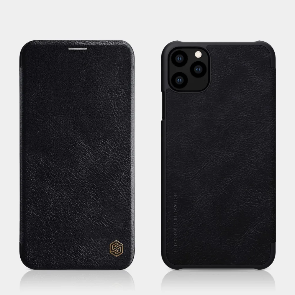 Для iPhone 11 Pro Max X XR XS Max чехол Nillkin Qin роскошный Флип кожаный чехол для телефона для iPhone 11 8 7 6 6S Plus 5 5S SE