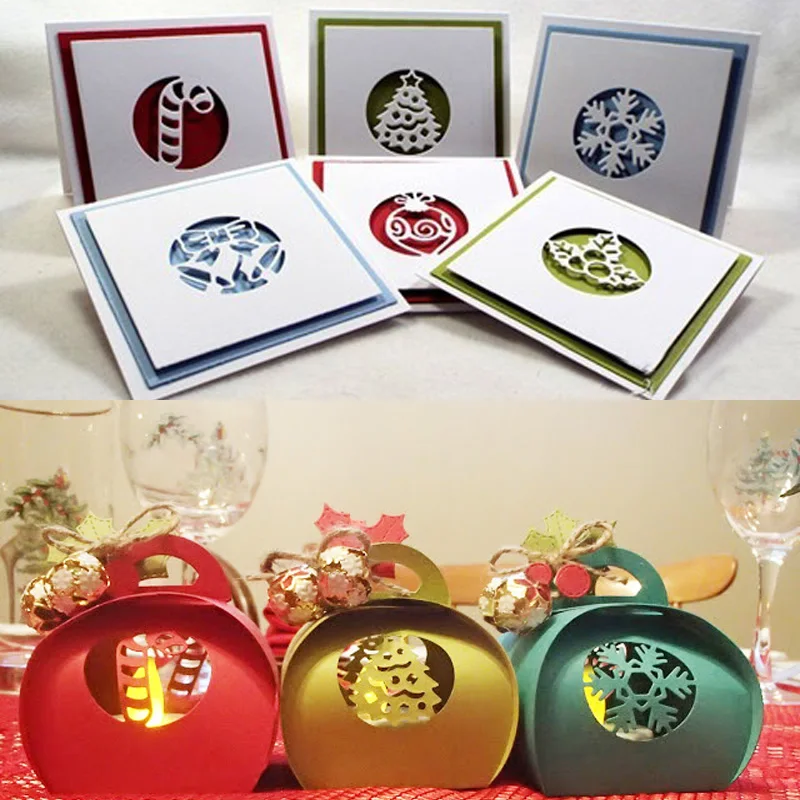 Металлические штампы Рождественские снежинки вырезанные формы для скрапбукинга