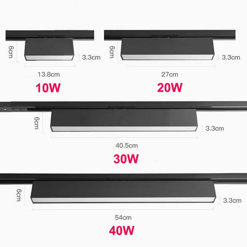 

ONDENN Димируемые трековые светильники 20Вт 30Вт 40Вт