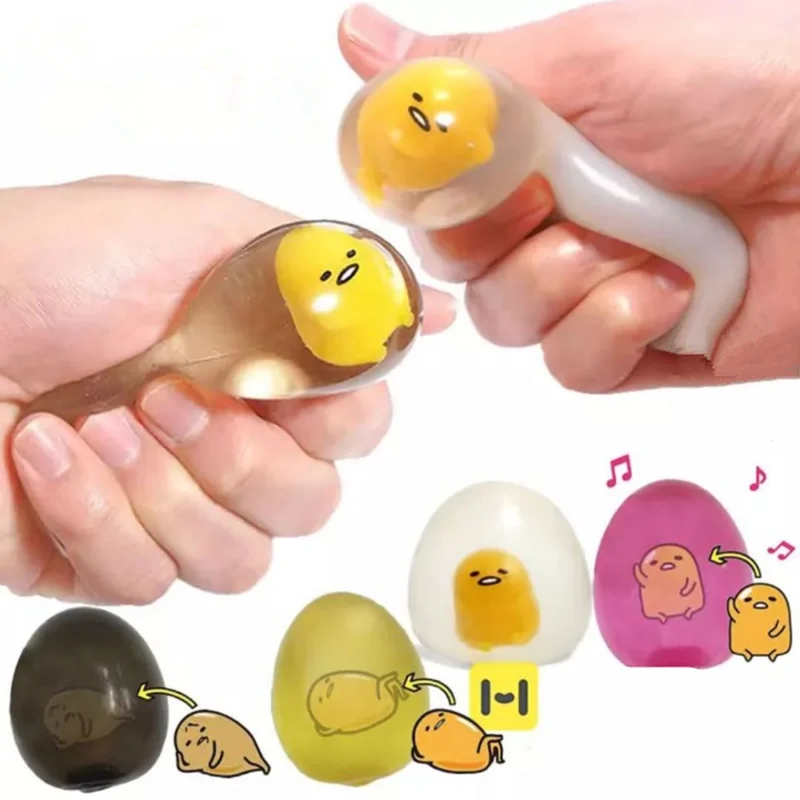 10 шт. забавные яйца сюрприз японский яичный желток сжимаемое в воде яйцо для