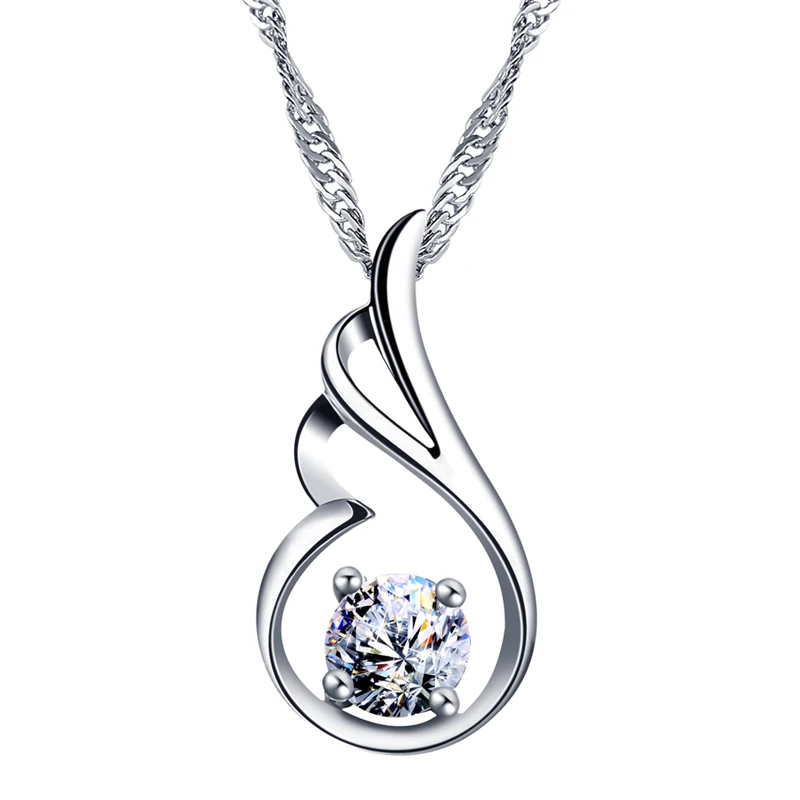 2019 новый хит продаж изысканный Ангел крылья пара ожерелье AAA кубический цирконий