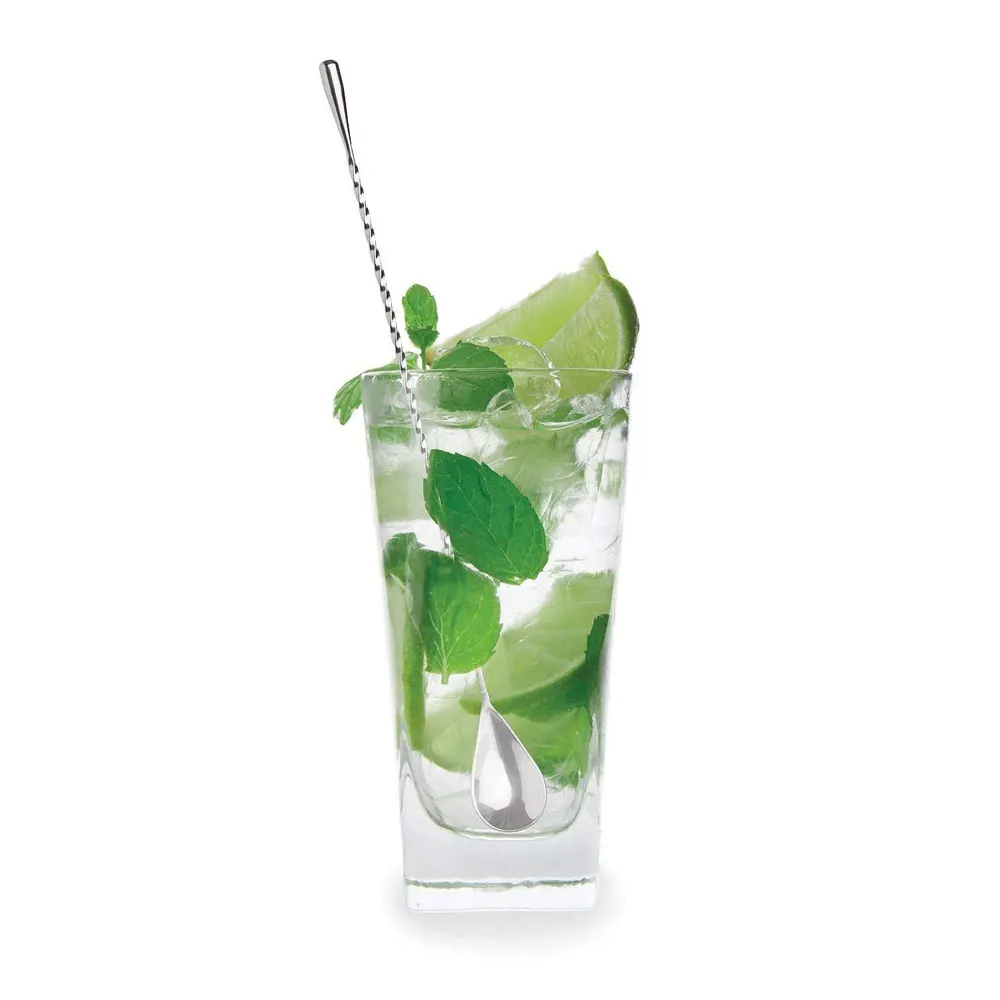 4 шт./лот 31 см нержавеющая сталь барменная смешивающая ложка спираль шаблон бар