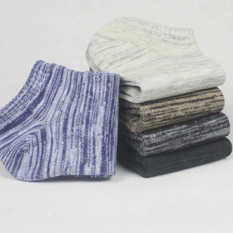 2 пары ретро народные мужские носки Полиэстер Хлопок невидимые Дышащие Короткие
