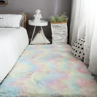 thick solid color plush fluffy carpet living room sofa coffee table carpet bedroom bedside carpet pad colorful floor mat blanket