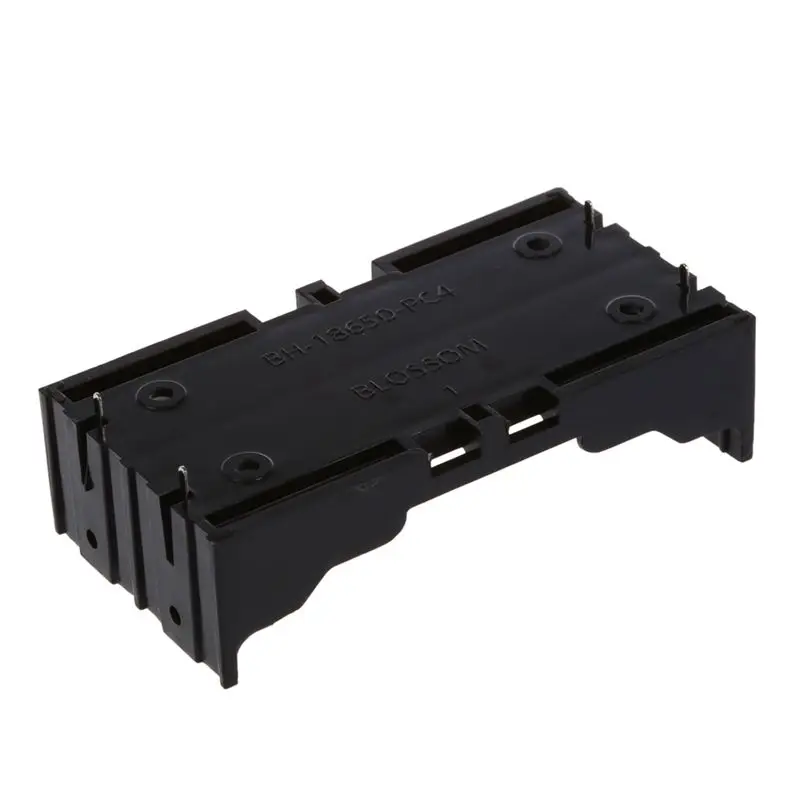 5 шт. черный пластик 2x3 7 V 18650 батареи 4 Pin держатель Чехол | Освещение