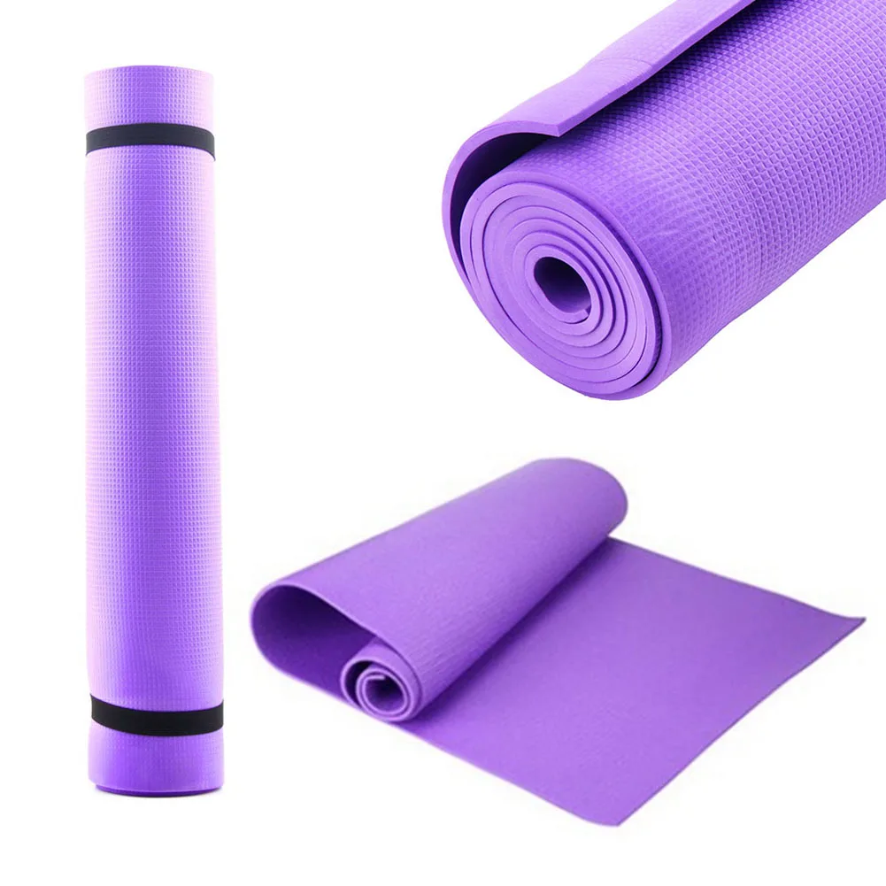 

TPE Non-Slip Yoga Mat Exercise Pad 173cmX61cm Fitness Gymnastics Mat Exercise Mat Sport Mat with Carring Strap