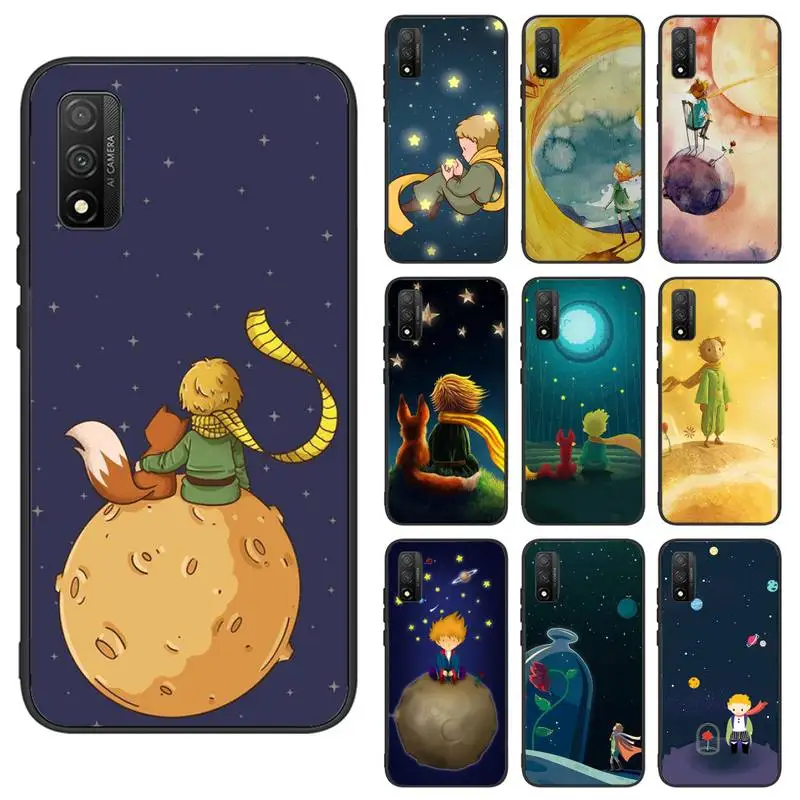 

Little Prince Watercolor Art Phone Case For Samsung S6 S7 Edge S8 S9 S105G lite2019 S20 S 21 Plus Cover Fundas Coque