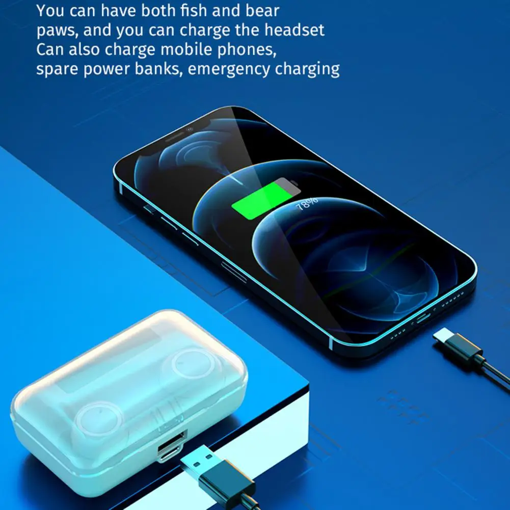 50% Off F9-3 Bluetooth наушники цифровой Дисплей стабильная передача эргономичный