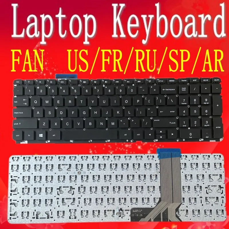 

Replacement Keyboard for HP Envy 15-J 17-J 15T-J 15Z-J 17T-J