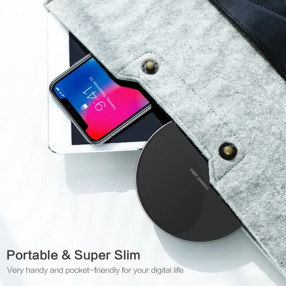 

10W Fast Wireless Charger For Samsung Galaxy S10 S9/S9+ S8 Note 9 USB Qi Charging Pad for iPhone 11 Pro XS Max XR X 8 Plus