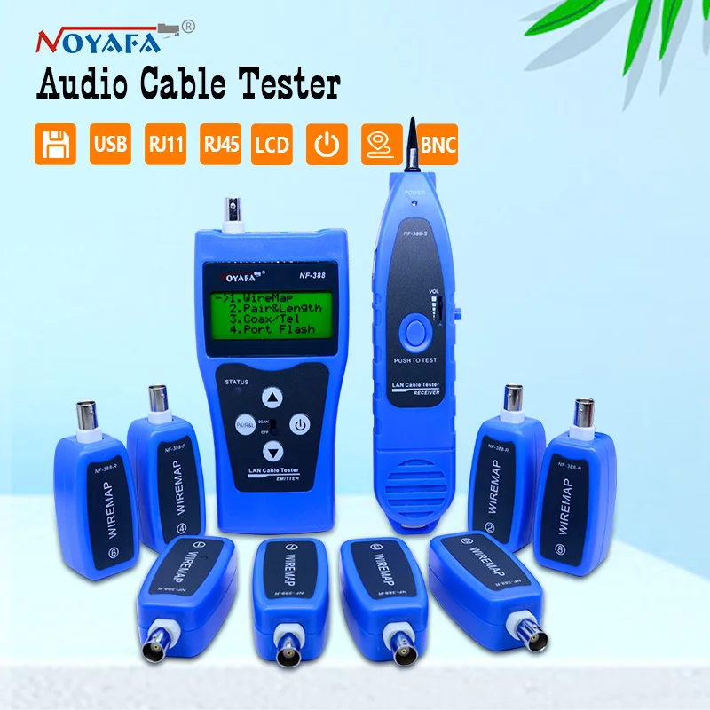 Высококачественный Кабельный тестер трекер сетевого провода кабельный RJ45 RJ11