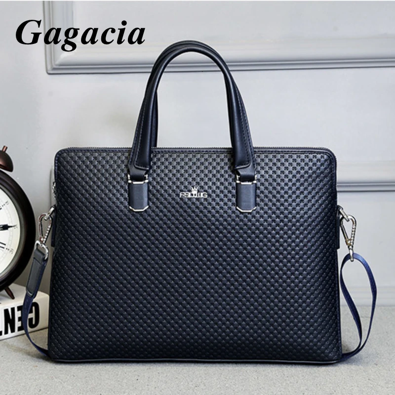 Портфель GAGACIA мужской кожаный портфель для компьютера/ноутбука роскошный