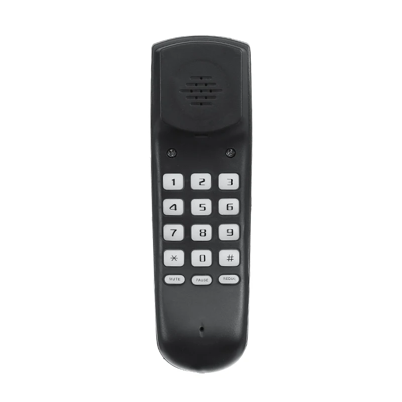 new arrival mini phone landline telephone wired hanging telephone desktop suitable for business phone home office telephone free global shipping