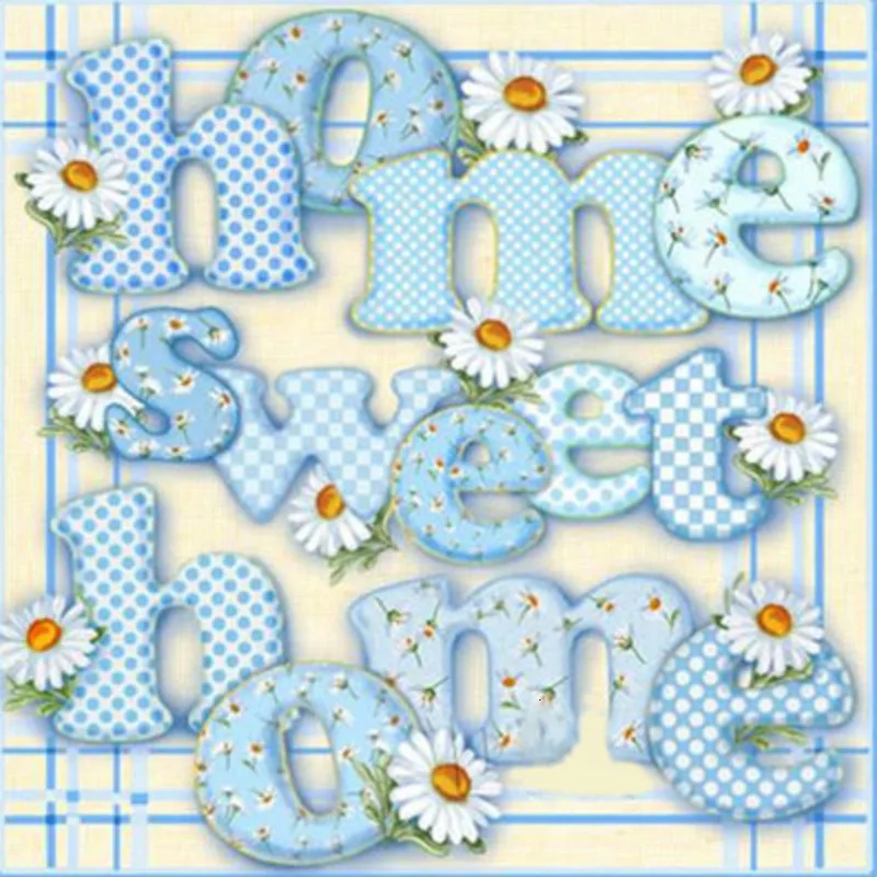 MIAODU 5D DIY Diamond Painting Full Diamond Embroidery Home Sweet Home Sale Rhinestone Mosaic Flower Crafts Home Decor Gift