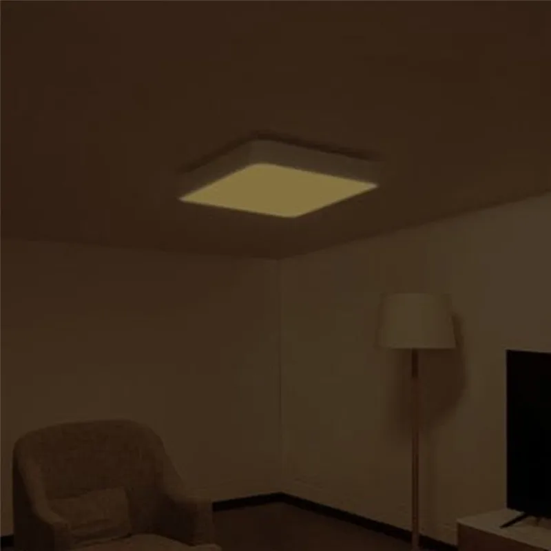 

Yeelight Smart Square Remote APP Control LED Smart Ceiling Light 50x50CM AC110-240V Simple Stepless Dimming Voice Control