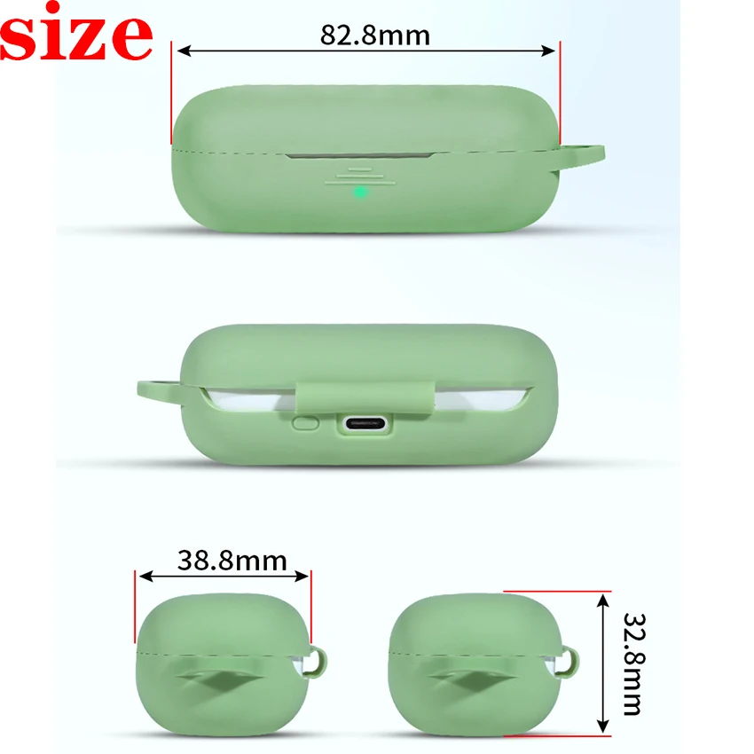 

luxury For Huawei freebuds Lite For Huawei FreeBuds enjoy Case Cute Avocado Cartoon Keychain Silicone Earphone Cover