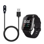 1 шт. 100 см зарядный кабель смарт-браслет USB часы зарядный кабель USB быстрая зарядка док-станция для умных часов Haylou 2 черный