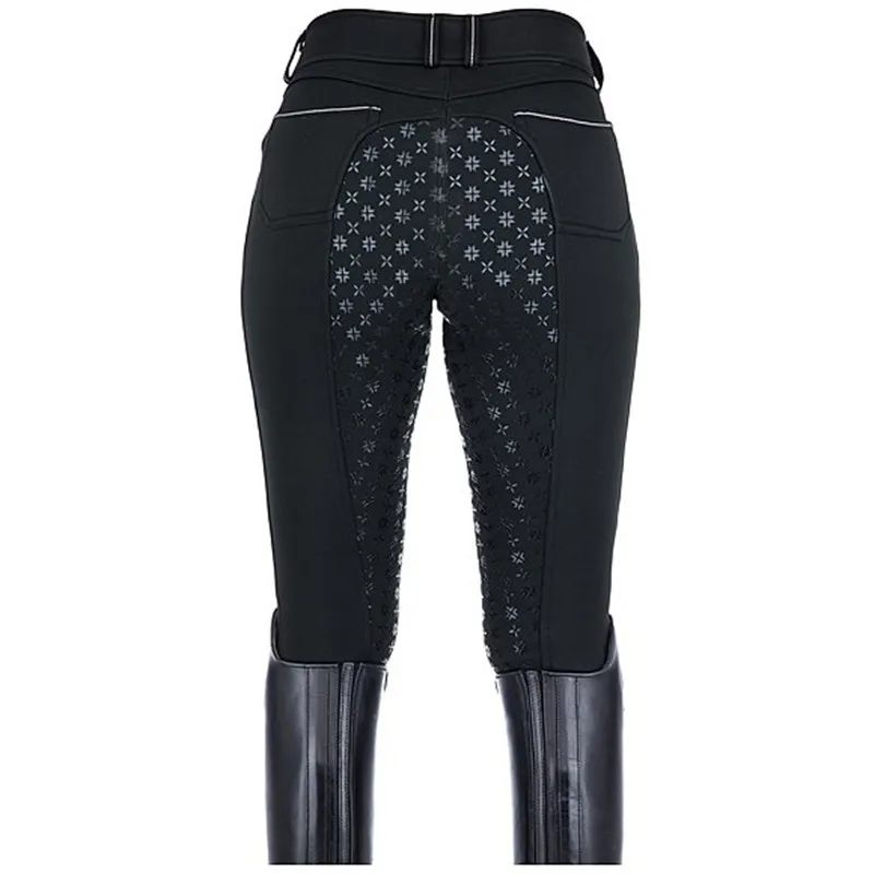 Женские штаны для верховой езды Кожаные Брюки с карманами и молнией