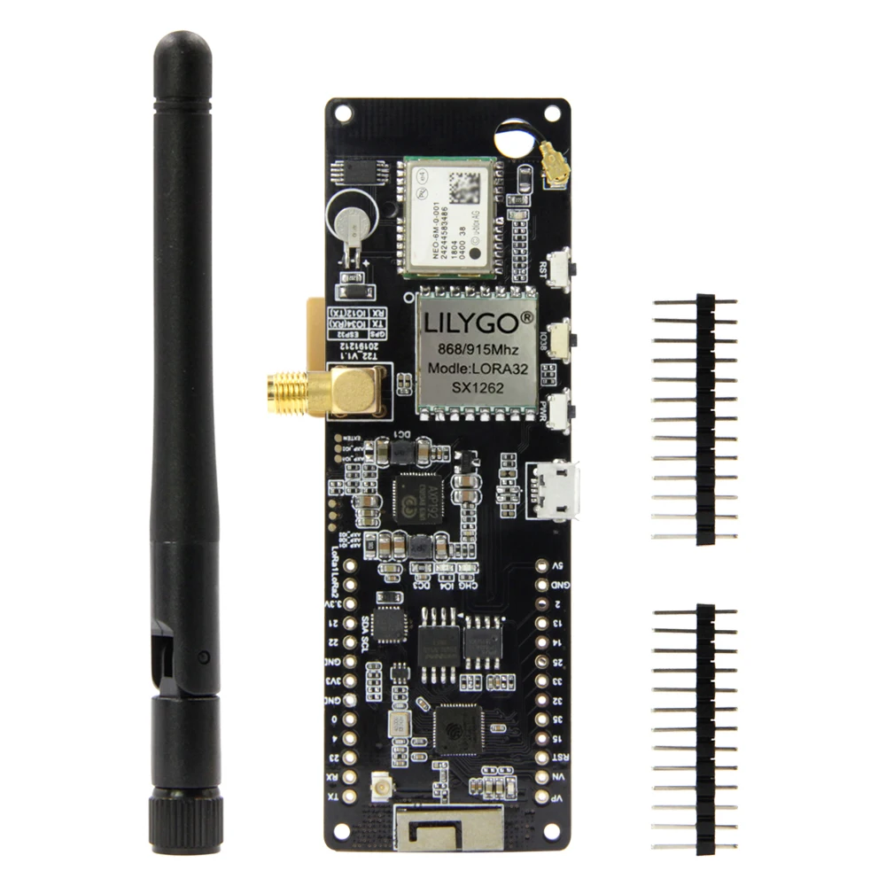 TTGO Т-образной балки V1.1 SX1262 868/915/МГц ESP32 Wi-Fi Беспроводной Bluetooth модуль GPS NEO-6M SMA LORA 32