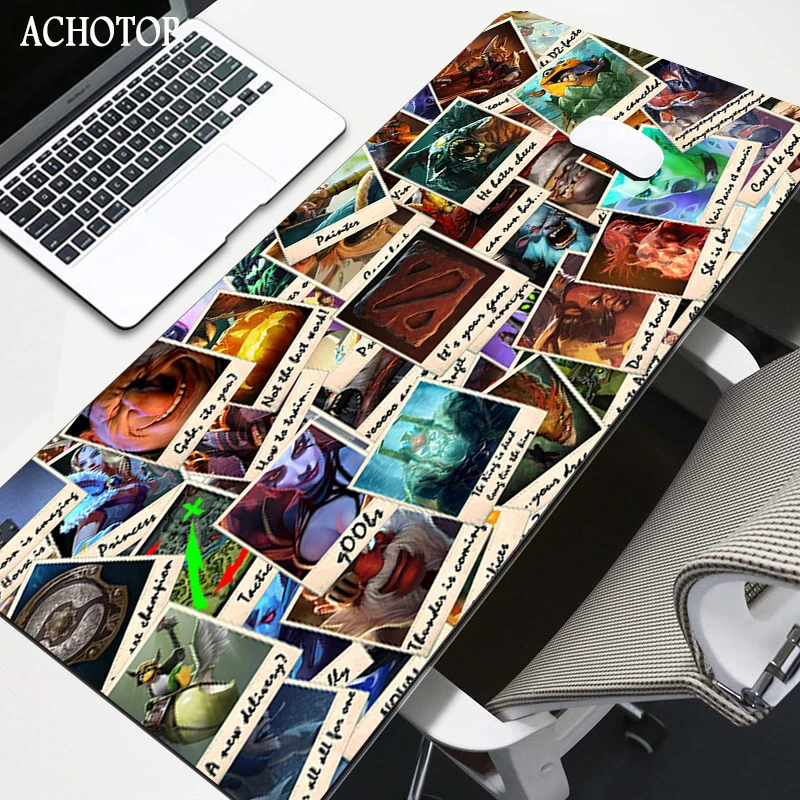 

DOTA 2 Gaming Mousepad Large XXL Mouse Pad Gamer Rubber PC Computer Desk Mat Locking Edge Gaming Accessories for CS GO LOL Dota