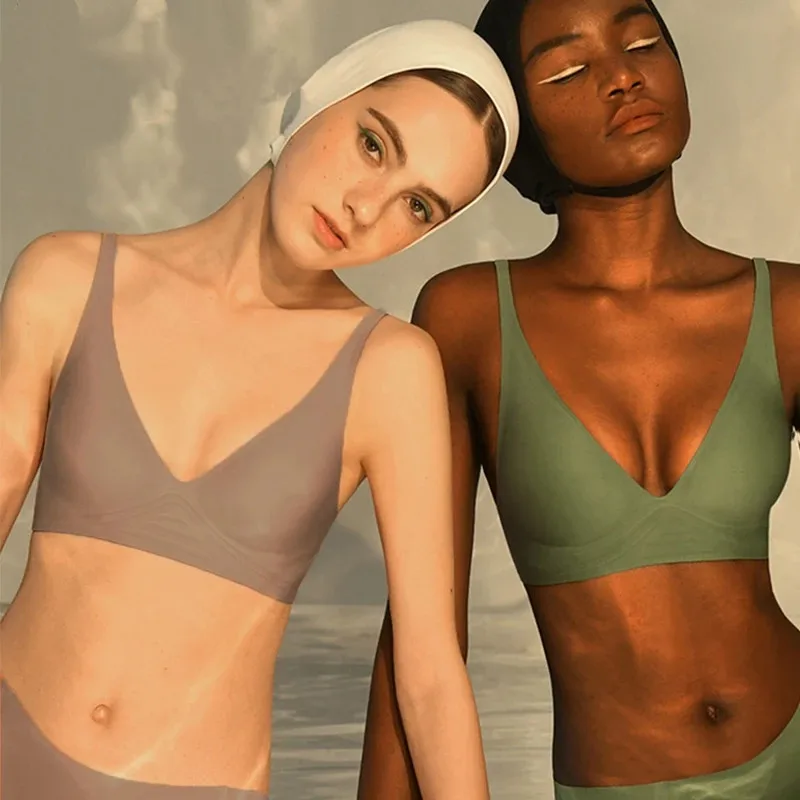 Сексуальный бесшовный бюстгальтер без косточек бюстгальтеры мягкое интимное