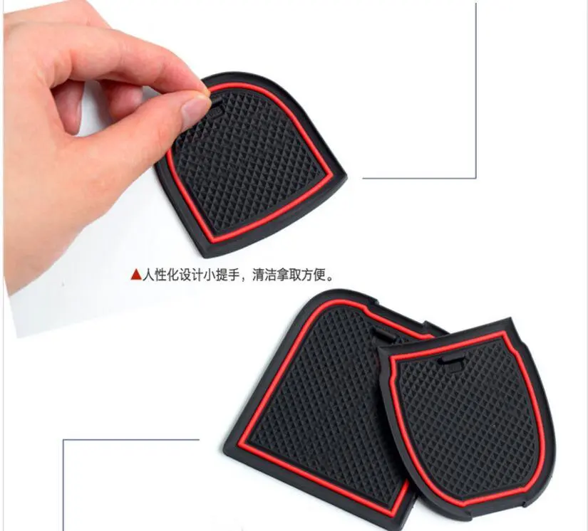 11 шт. автомобильные Нескользящие подкладки для салона автомобиля Mercedes Benz GLA200/220/260