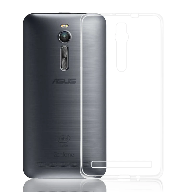 Чехол для ASUS ZenFone 2, ультратонкий ТПУ силиконовый пластиковый чехол на заднюю панель, чехол для телефона, корпус для ASUS ZenFone 2 ZE551ML 5,5 дюймов