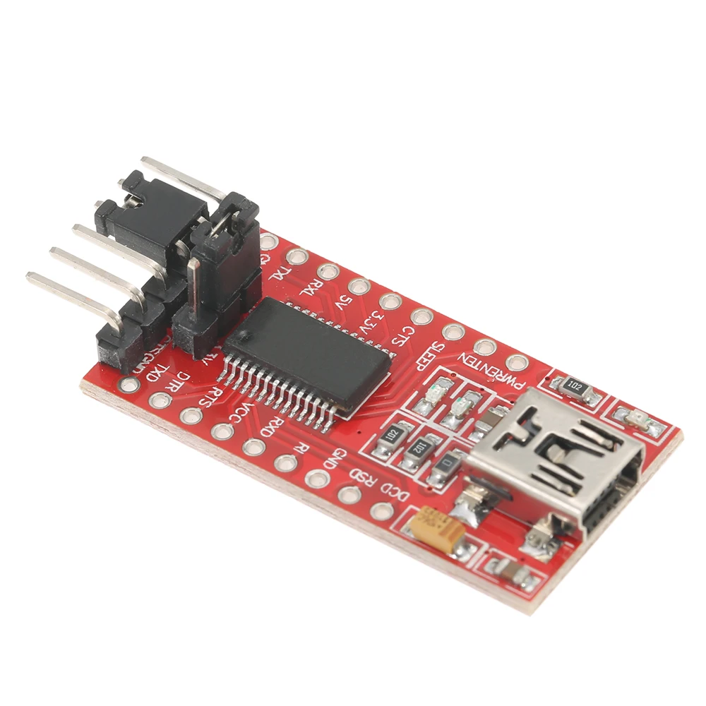 Pro Mini ATMEGA328P 5 В/16 МГц плата + FTDI FT232RL USB к TTL последовательный конвертер Модуль