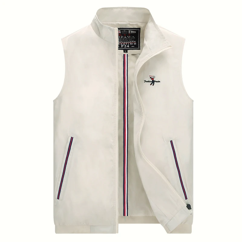 Жилет размера плюс 4XL Мужская брендовая одежда рабочий жилет для мужчин с